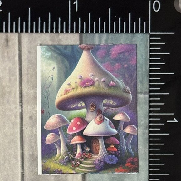 ๐10/$10๐ Enchanted Fairy Tale Cottage Reusable Sticker Decal - Picture 1 of 1